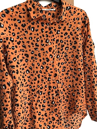 Diğer Şık leopar gömlek bluz