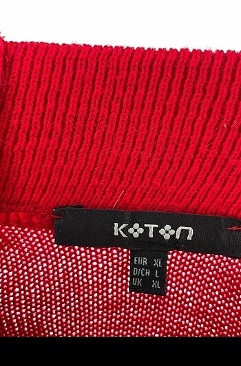 xl Beden kırmızı Renk Koton kazak