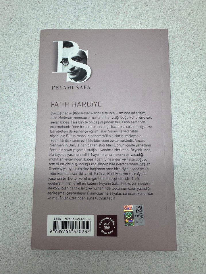 Fatih Harbiye - Peyami Safa - Görsel 2