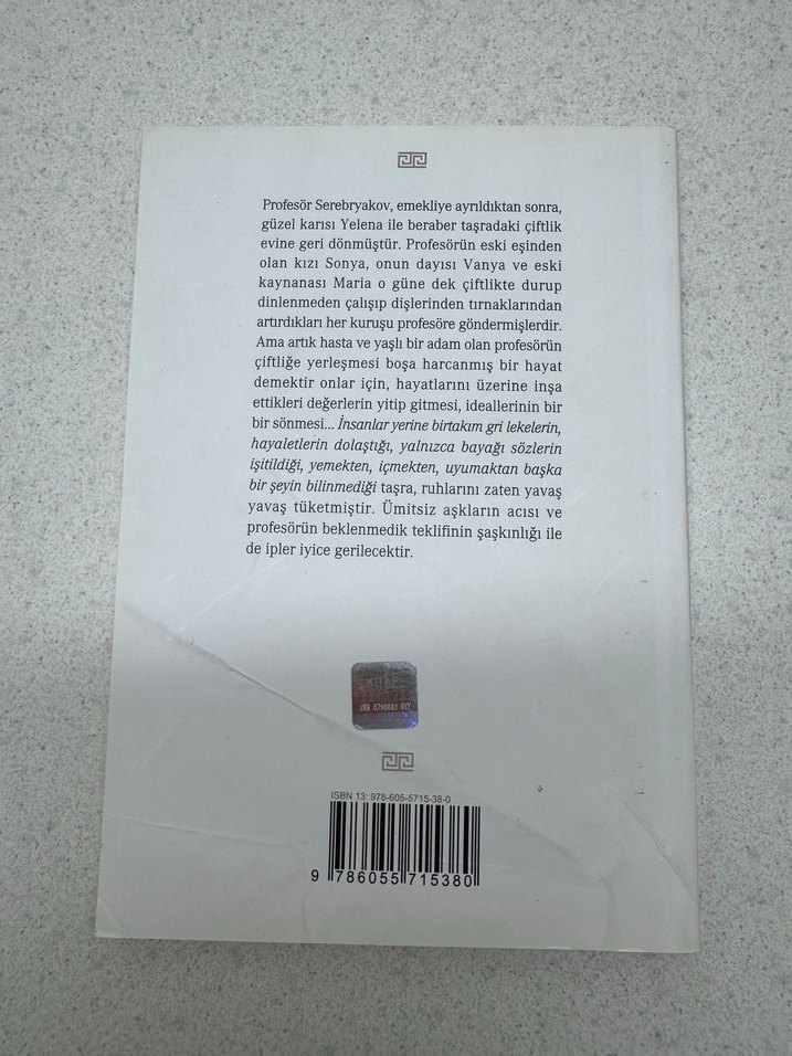 Anton Çehov - Vanya Dayı Romanı - Görsel 2