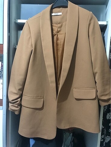 Kahverengi blazer ceket