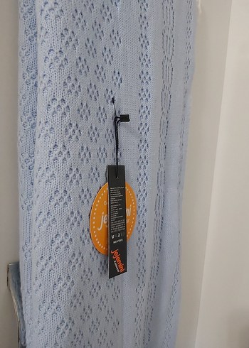 Mavi Örgü Çocuk Battaniyesi - Görsel 2