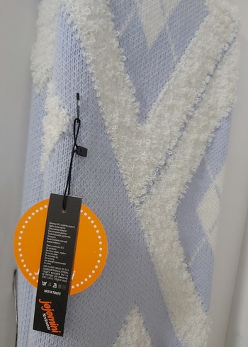 Mavi Örgü Çocuk Battaniyesi - Görsel 4