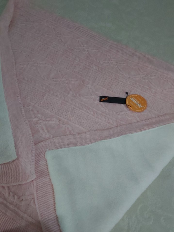 Pembe Çocuk Battaniyesi, Yumuşak Dokulu - Görsel 3
