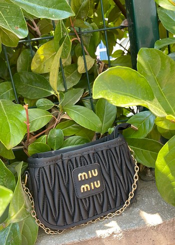 Bej Kadın Zincir Detaylı El Çantası - Görsel 3