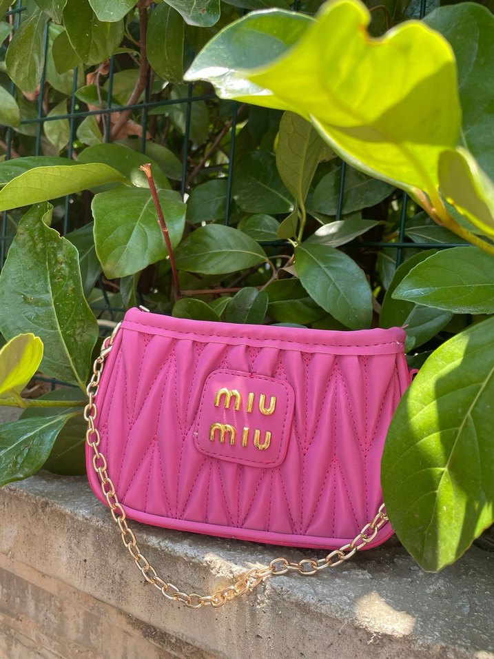 Bej Kadın Zincir Detaylı El Çantası - Görsel 2