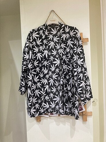 Beden siyah Renk Kimono takim