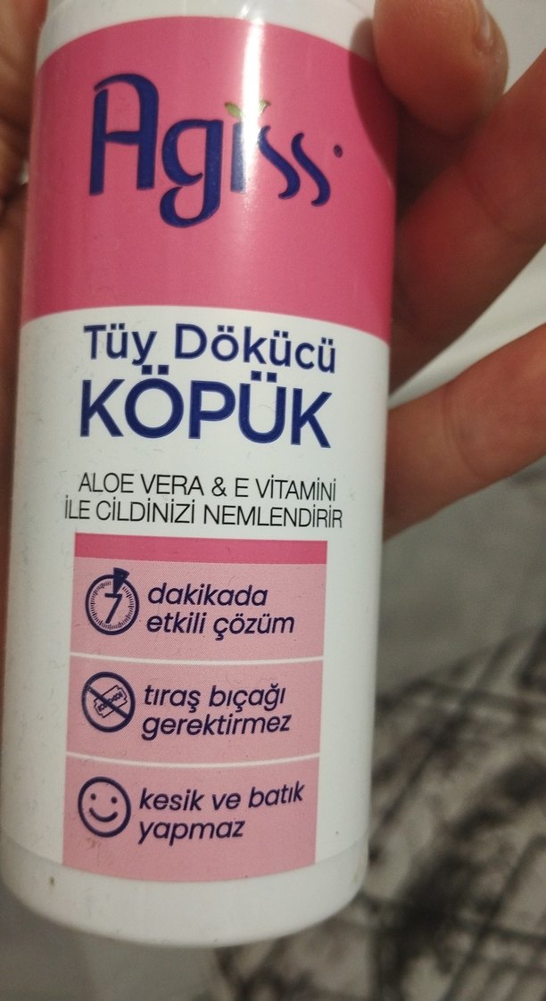 Agiss Tüy Dökücü Köpük Aloe Vera & E Vitamini - Görsel 3