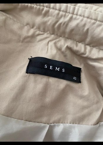 Bej Midi Kadın Trençkot - Görsel 2