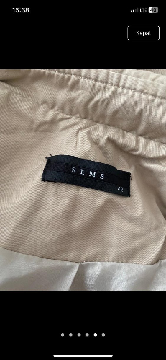 Bej Midi Kadın Trençkot - Görsel 2