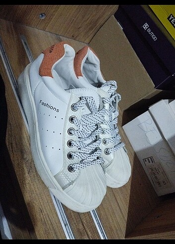 Beyaz snekars - Görsel 6