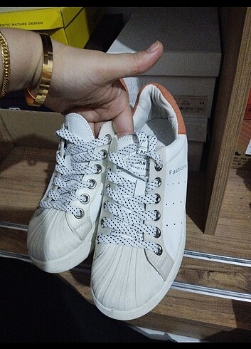 Beyaz snekars - Görsel 8