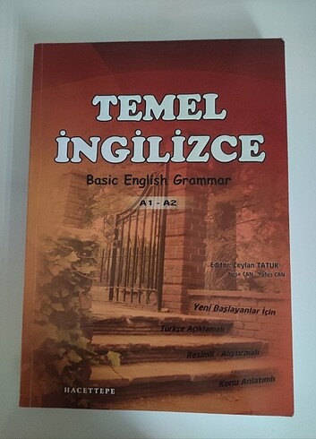 Temel İngilizce A1-A2 Yeni Başlayanlar İçin Kitap