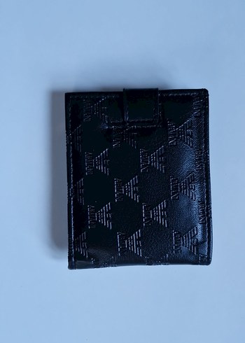 Siyah Erkek Cüzdan, Minimalist Desenli - Görsel 2