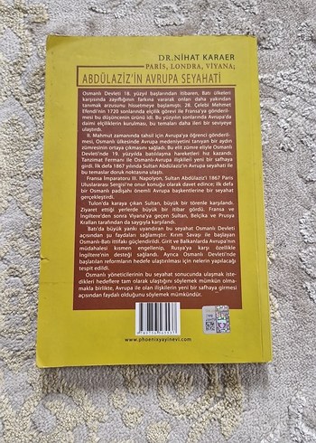 Abdülaziz'in Avrupa Seyahati - Dr. Nihat Karaer - Görsel 3