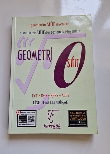 KAREKÖK YAYINLARI Geometri Sıfır Kitabı - TYT, DGS, KPSS, ALES