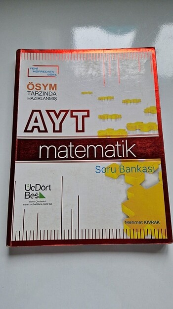 345 YAYINLARI AYT MATEMATİK SORU BANKASI