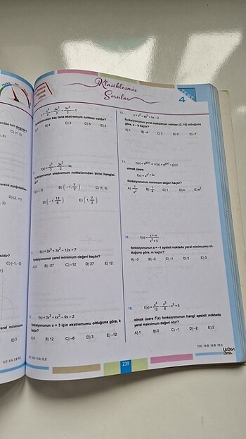 48 Beden 345 YAYINLARI AYT MATEMATİK SORU BANKASI
