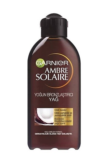 Garnier yoğun bronzlaştırıcı yağ