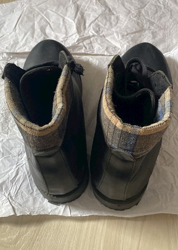 Siyah Bağcıklı Erkek Kauçuk Bot - Görsel 2