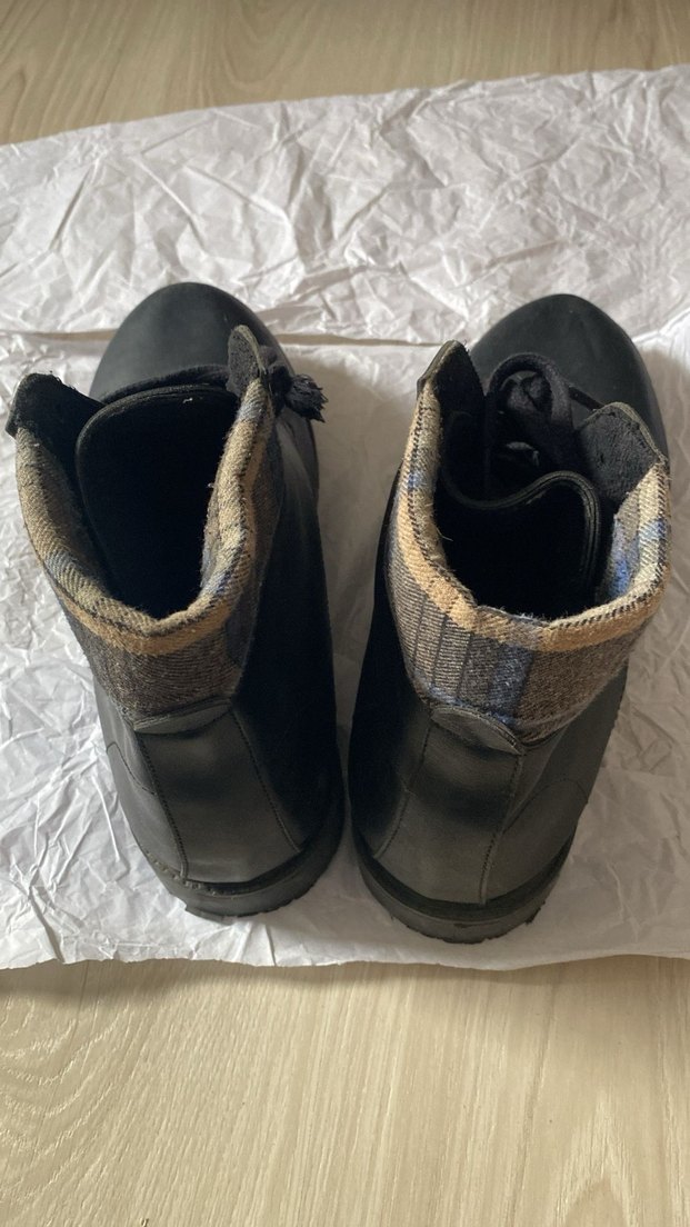 Siyah Bağcıklı Erkek Kauçuk Bot - Görsel 2