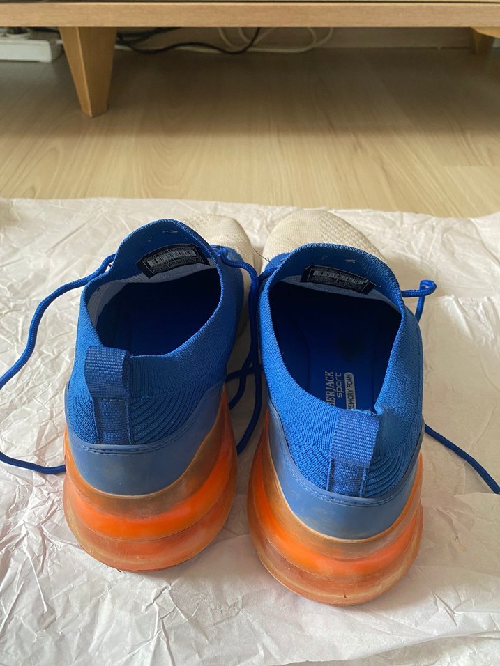 Mavi beyaz Bağcıklı erkek  Spor Ayakkabı - Görsel 3