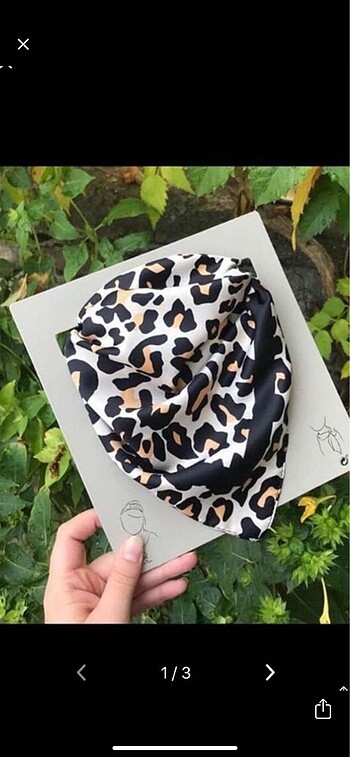 Zara saten fular