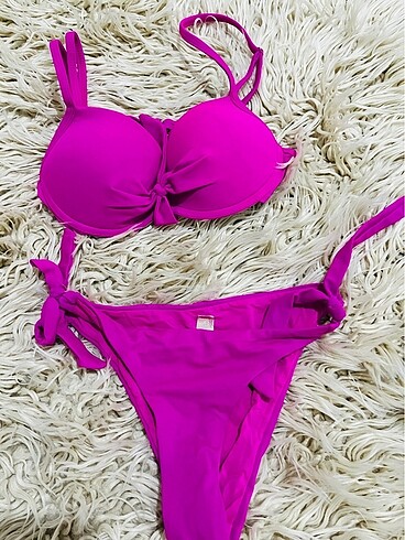 34 Beden Pembe bikini