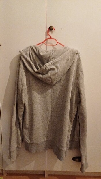 l Beden gri Renk H&m kapusonlu hirka