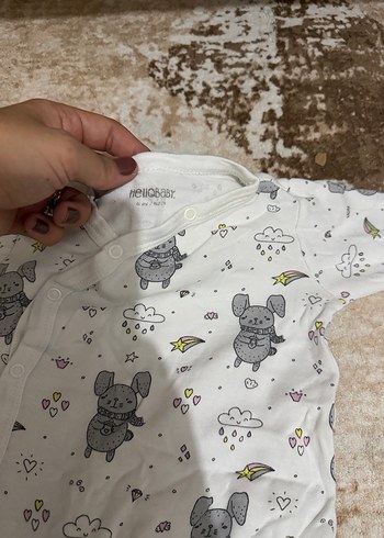 Kırmızı Örgü Nakışlı Bebek Tulumu - Görsel 17