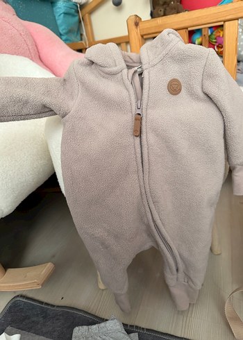 Gri Bebek Tulumu Fermuarlı Sıcak - Görsel 3