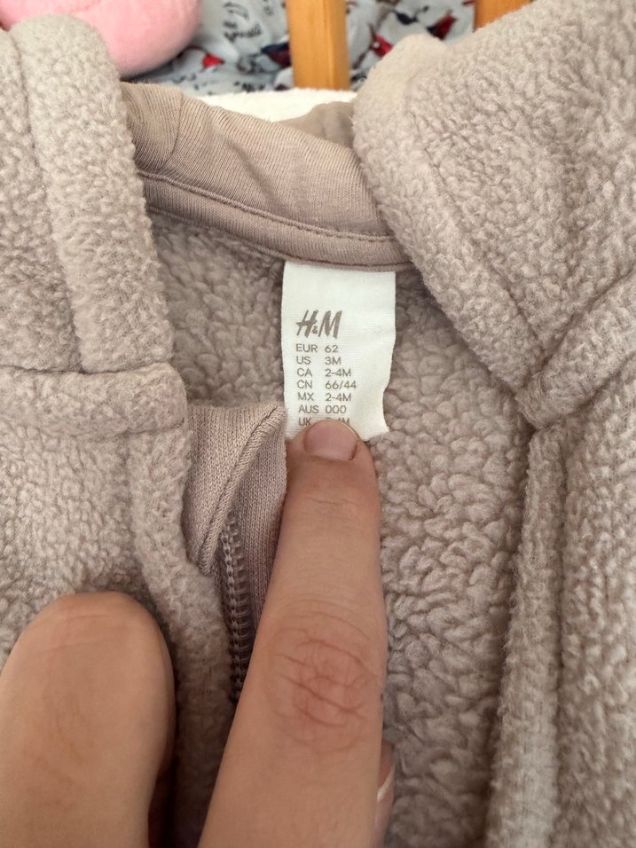 Gri Bebek Tulumu Fermuarlı Sıcak - Görsel 4