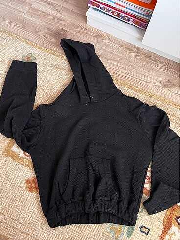 Siyah Cepli Sweat