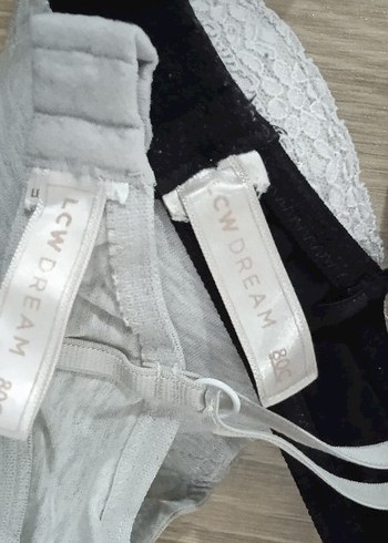 siyah ve gri  Sütyen - Görsel 6