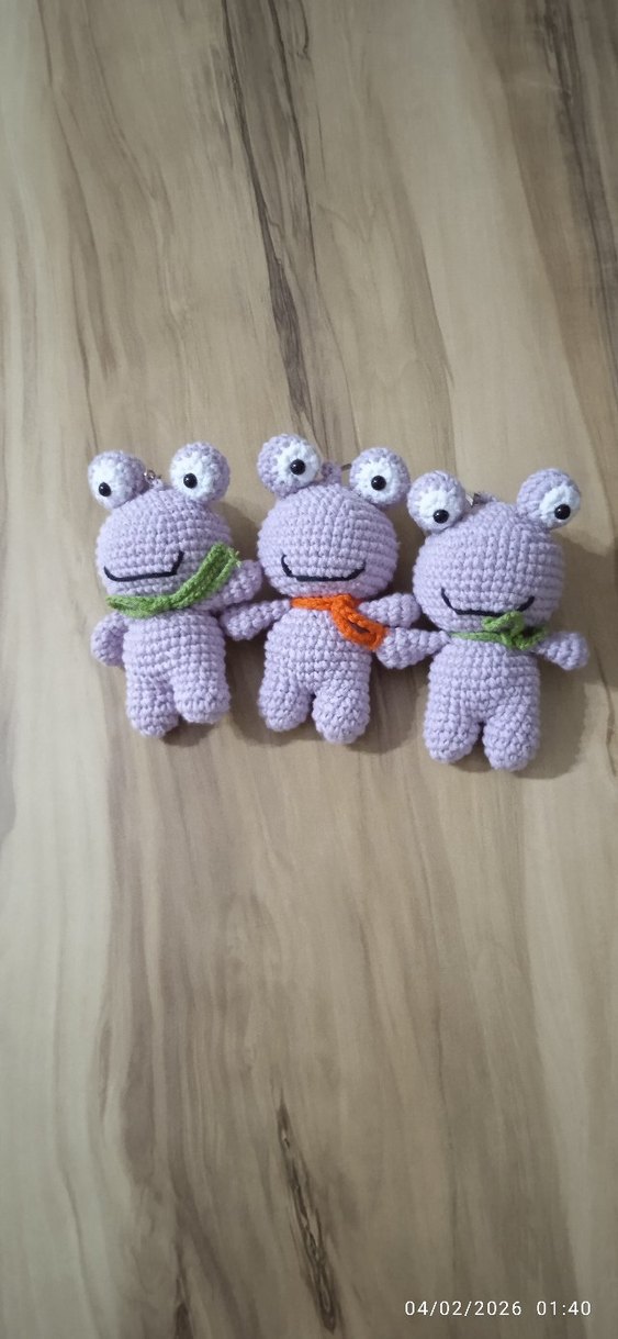 kurbağa  anahtarlıklar - Görsel 2