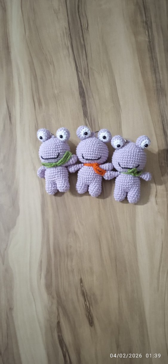 kurbağa  anahtarlıklar - Görsel 4