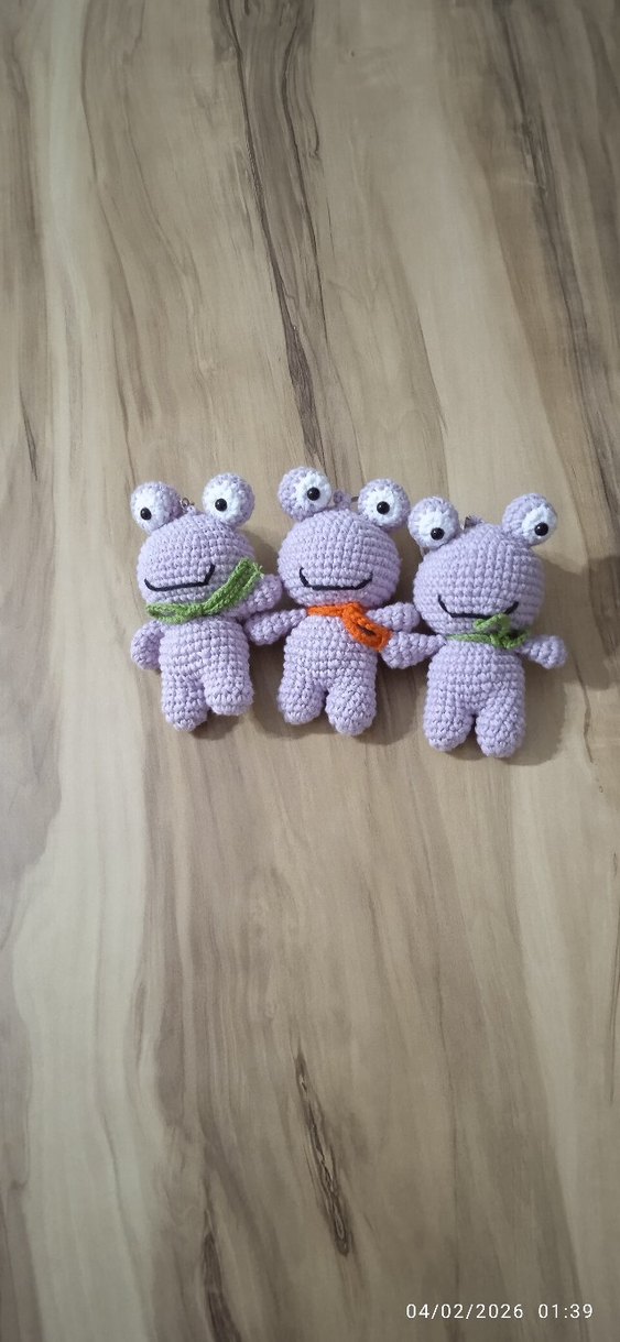 kurbağa  anahtarlıklar - Görsel 3