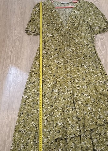 m Beden haki Renk Stradivarius elbise