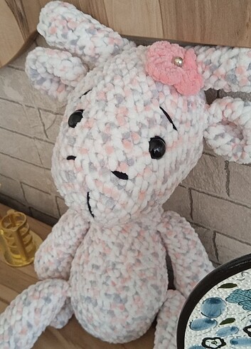 Amigurumi kadife oyuncak zürafa