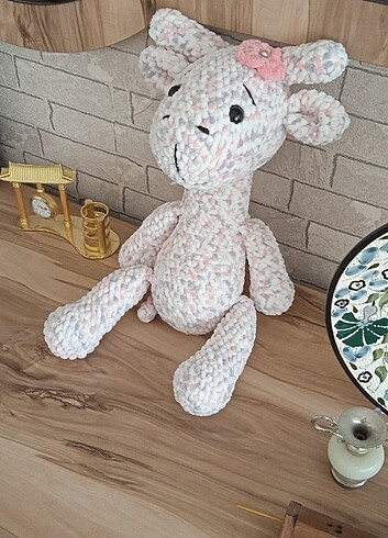 Beden Renk Amigurumi kadife oyuncak zürafa