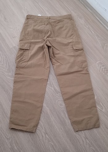 30 Beden Bej kargo pantolon