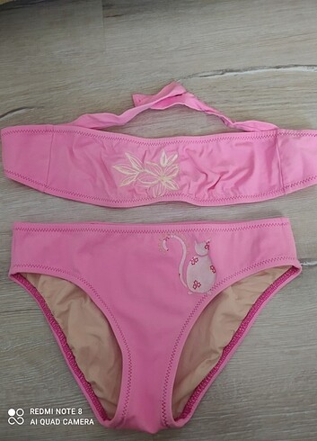 Kız çocuk az kullanılmış bikini 