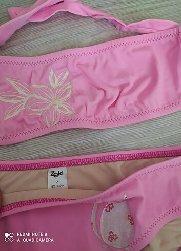 Zeki Kız çocuk az kullanılmış bikini 