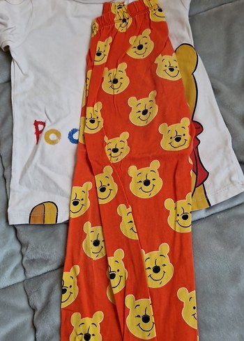 Kız Çocuk Beyaz Baskılı uzun Kollu Sweatshirt takim - Görsel 4