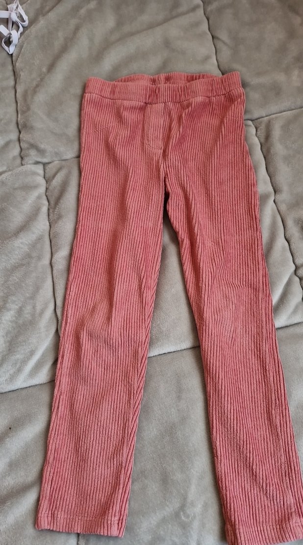 Pembe Pilili Kız Tayt - Görsel 2