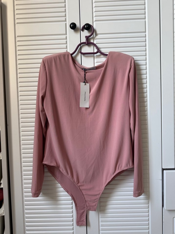 Pembe Uzun Kollu Kadın Bluz - Görsel 3