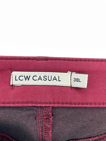 38 Beden bordo Renk LC Waikiki Jean / Kot %70 İndirimli.