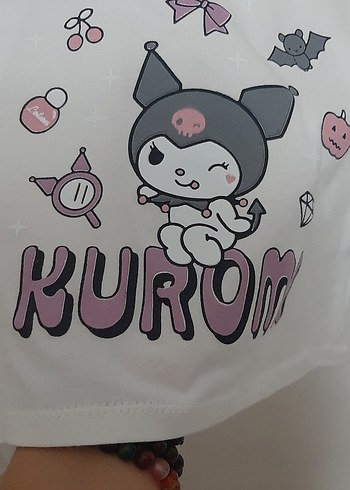 Diğer Kuromi Baskılı Pullu Kız Takım 2_3_4_5yaş