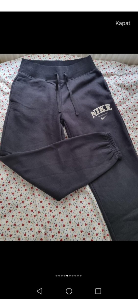 Nike Kadın Gri Rahat Kesim Eşofman Altı - Görsel 2