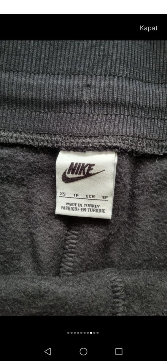 Nike Kadın Gri Rahat Kesim Eşofman Altı - Görsel 5